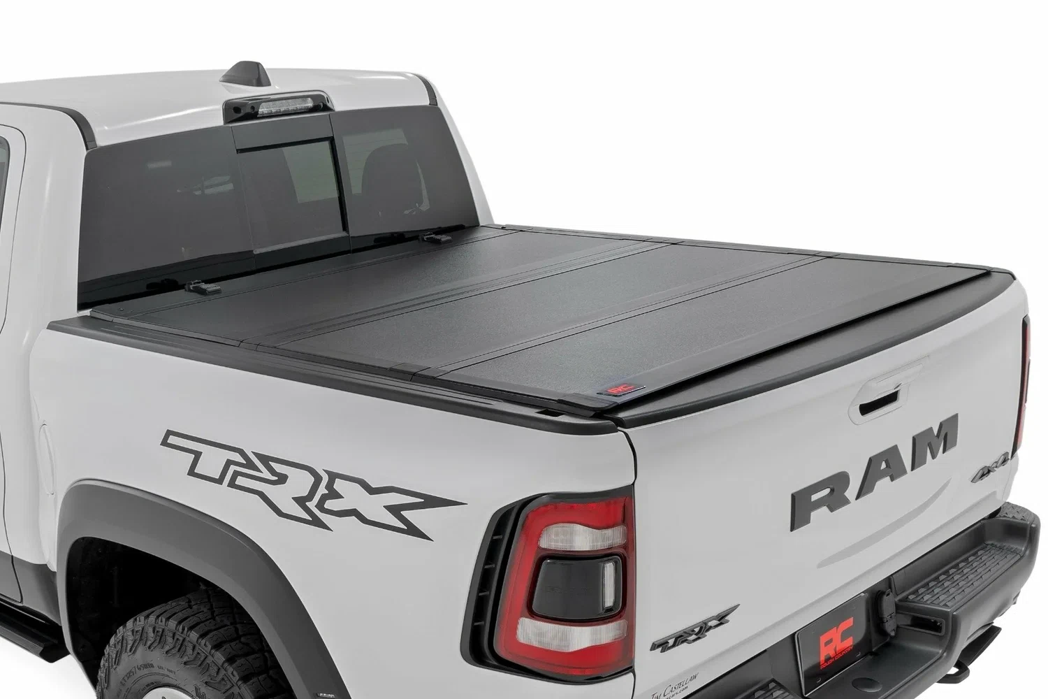 Fits Ram 1500(19-25) Hard Tri-Fold Flip Up Bed Cover 6'4_ 49320650